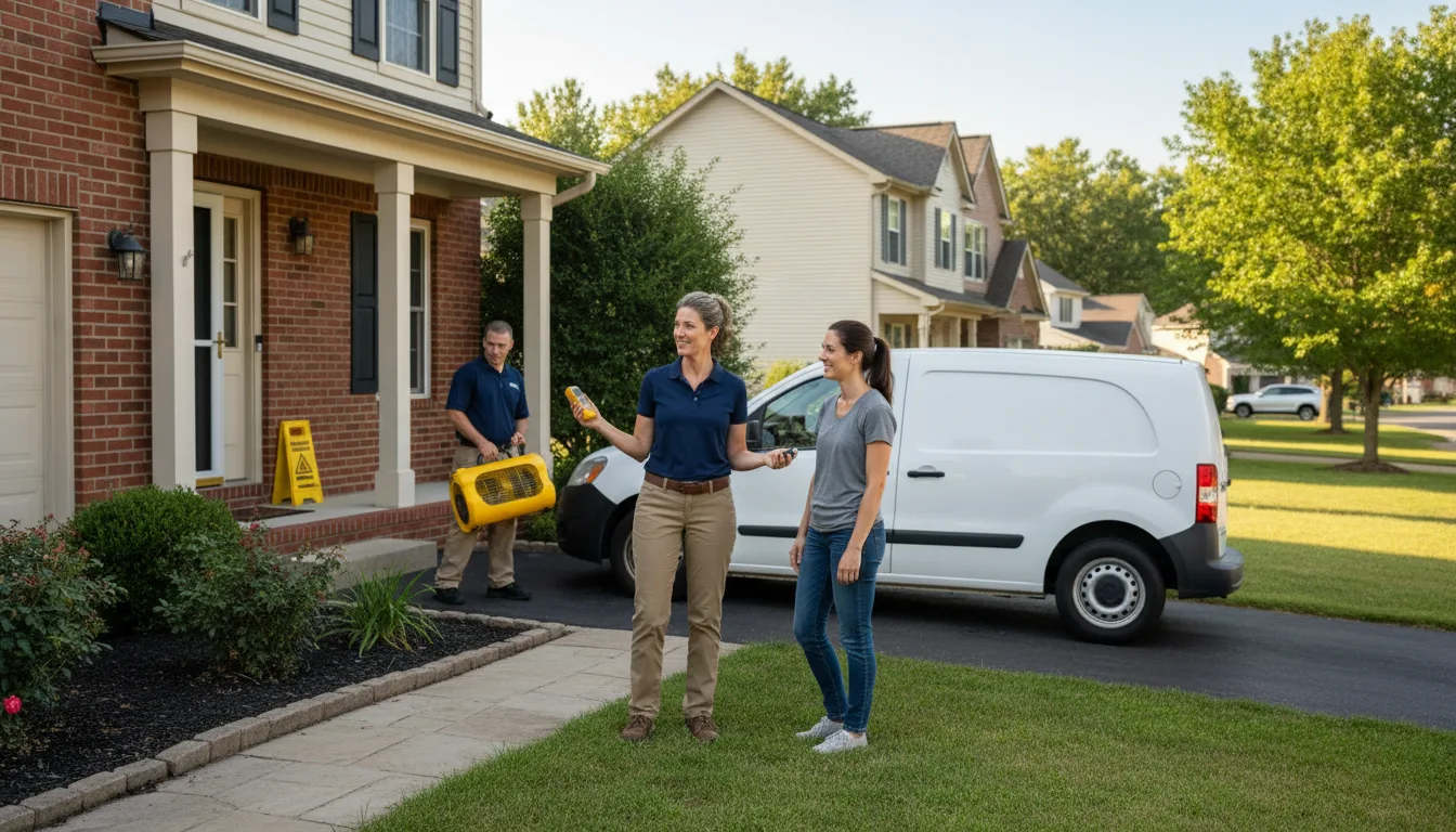 Water restoration image for Water Damage & Restoration Services in Buckeystown, MD